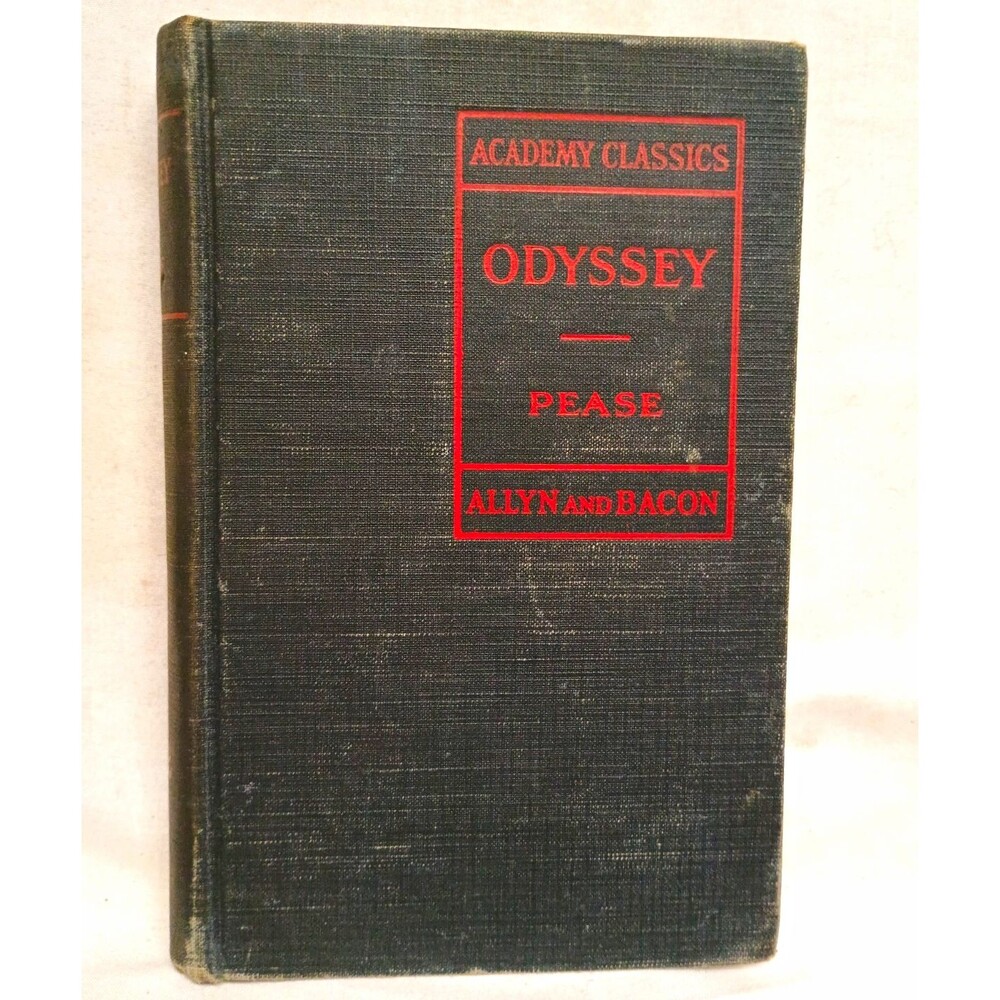 1926 The Toils and Travels of Odysseus Pease Academy Classics Hardcover